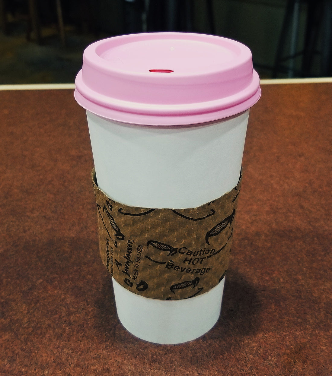 Get your pink lid at Rock Creek Coffee Company for Breast Cancer Awareness