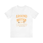 White Rock Creek Coffee T-shirt featuring the “Around the Corner From Ordinary” graphic on the front